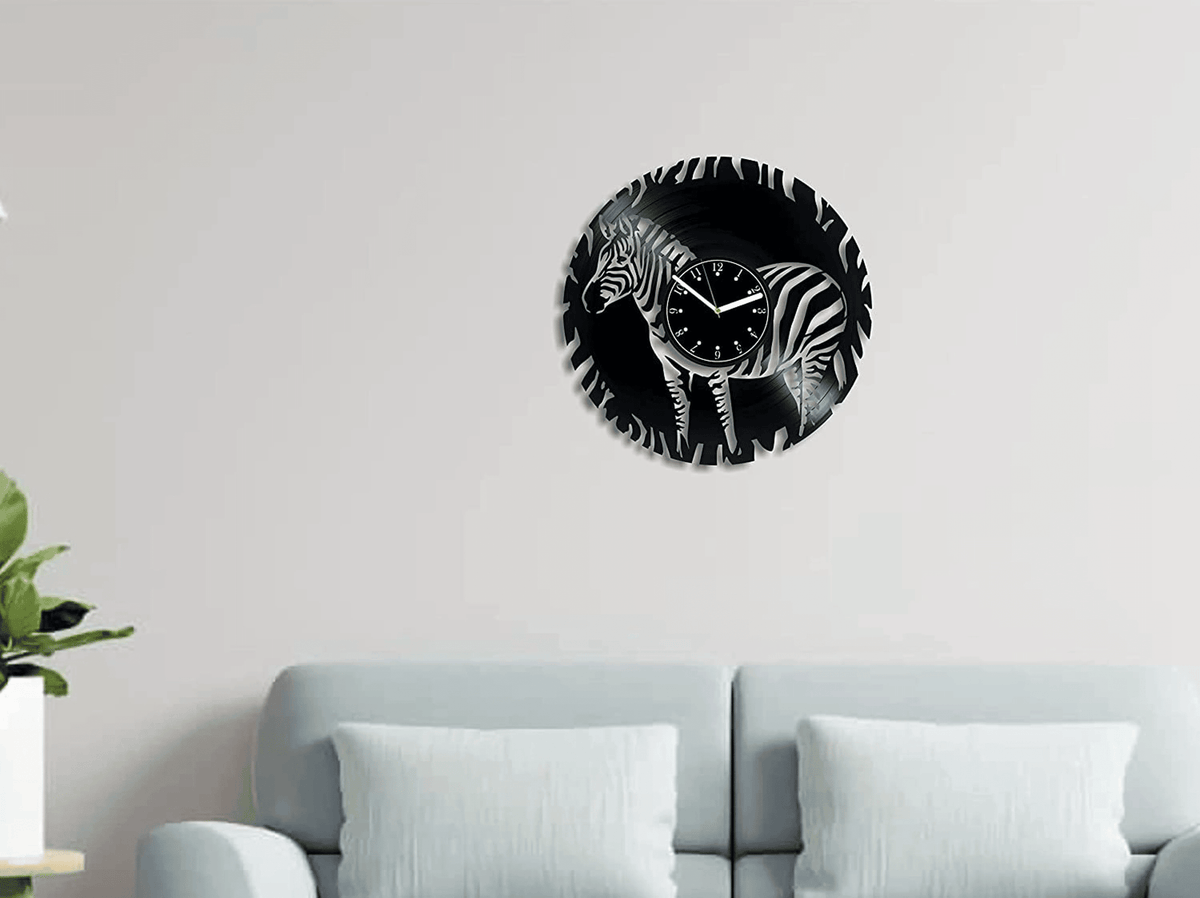 Zelda Vinyl Record Wall Clock Original Kids Room Decor Baby Shower Gift Idea For Boy Safari Animals Art