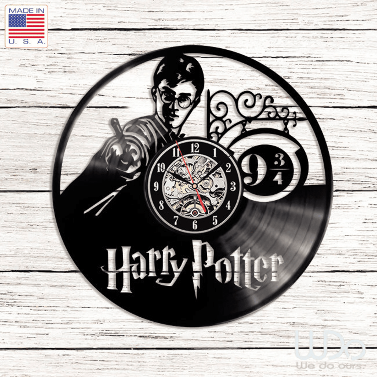 Magic Vinyl Records Wall Clock Perfect Gift Birthday Xmas