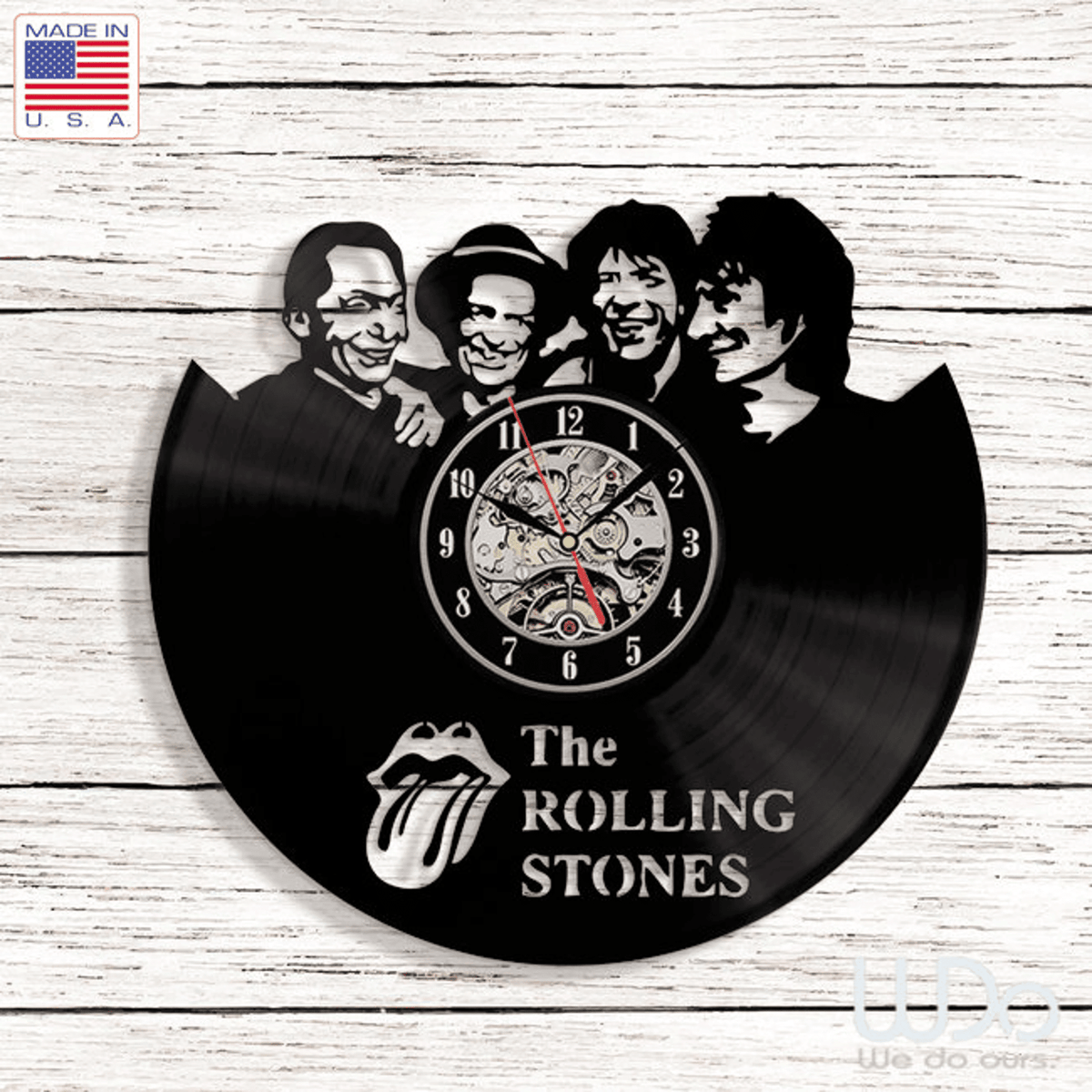 The  Vinyl Records Wall Clock Perfect Gift Birthday Xmas