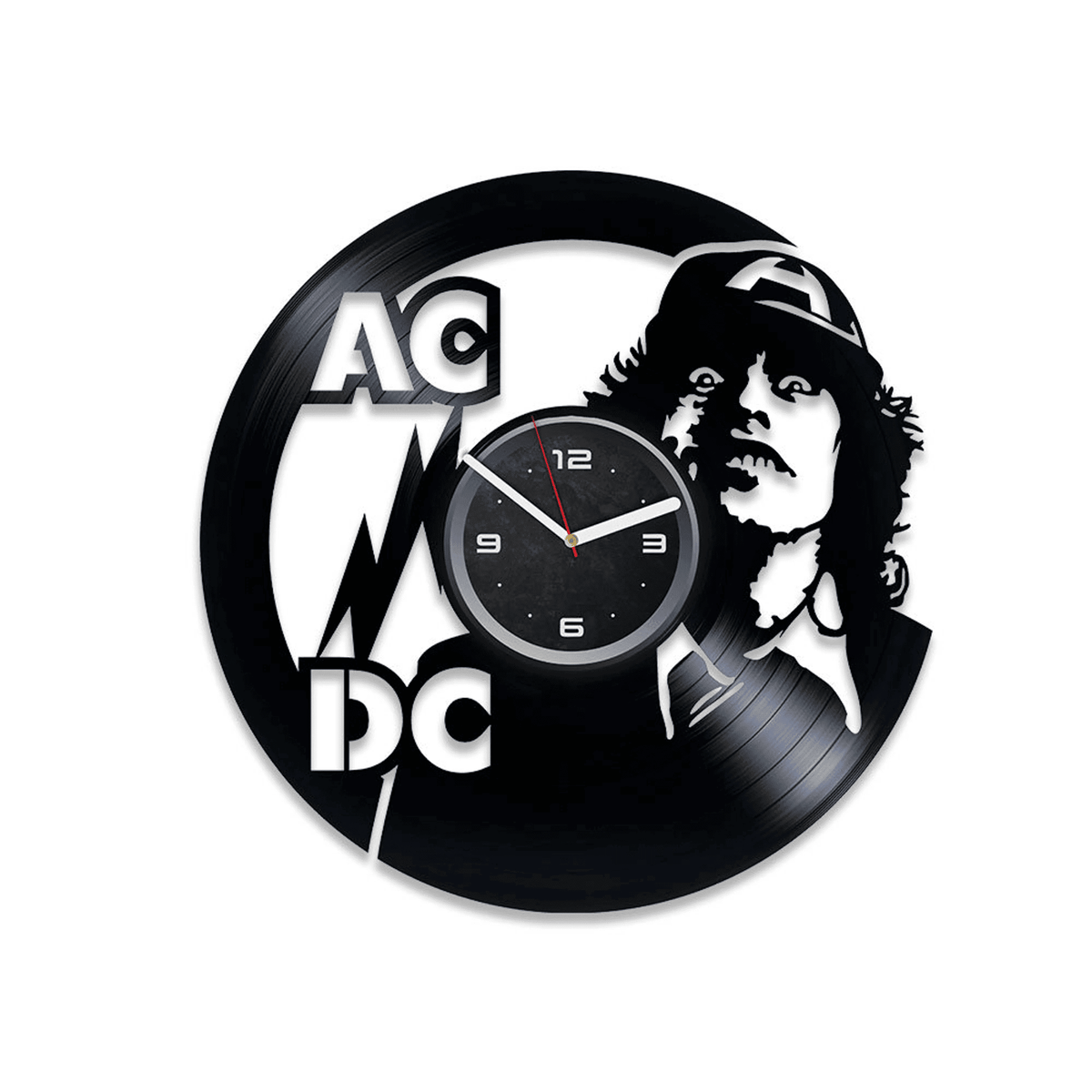 Rock Bands Vinyl Record Large Wall Clock Rock Star Art Teenager Room Decor Rock Bands Art Music Teacher Gift Birthday Gift For Father