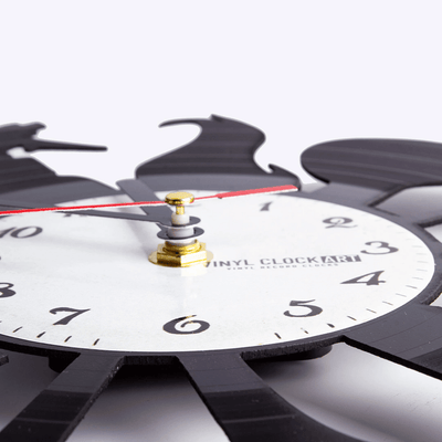 Anime Characters Vinyl Record Round Wall Clock Boy Room Art Modern Decor For Anime Lover Halloween Gifts For Brother