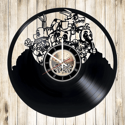 Video Game Handmade Vinyl Record Wall Clock - Kids Room Wall Decor - Gift Ideas For Children, Teens - Adventure Games Unique Art Design