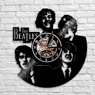 Rock Band Vinyl Record Wall Clock UK Music Band Wall Decor Wall Art For Living Room Large Rock Music Gifts For Him Housewarming Gift For Couple