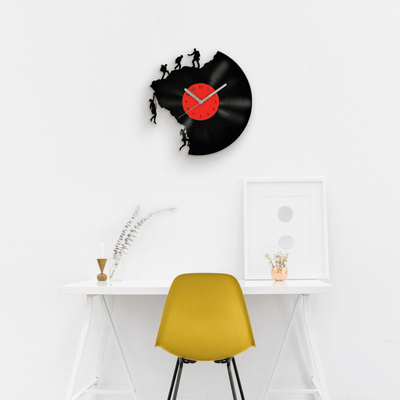 Climbing Men Wall Decor, Vinyl Clock Climbers, Trailblazer Art, Innovative Travel Gift Idea, Outdoor Sports, Unique Father's Day Gifts