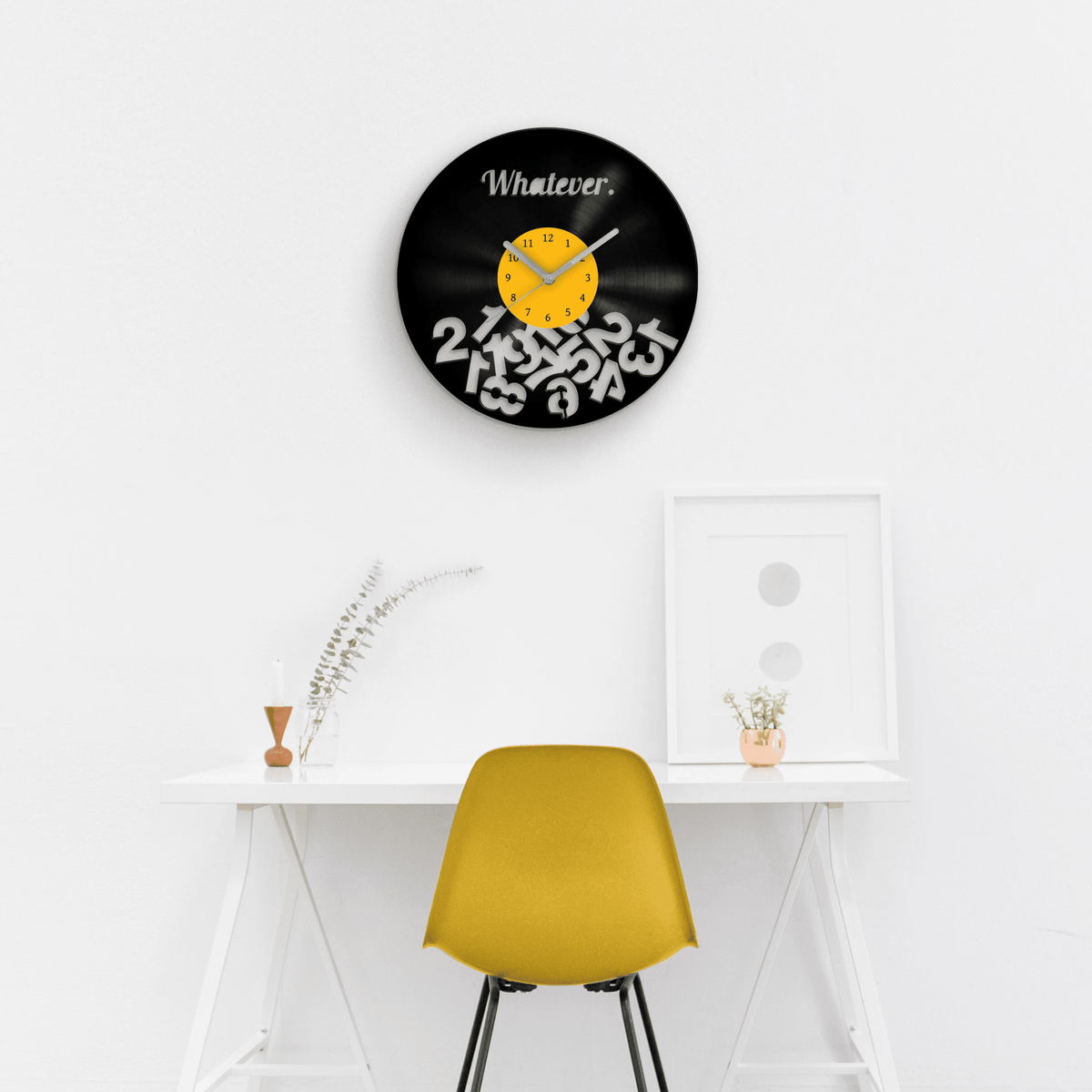 Funny Christmas Gifts, Vinyl Wall Clocks, Funky Wall Art, Birthday Gifts, Random Quotes Artwork, Housewarming Artwork, Unique Design Ideas