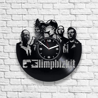 Limp Bizkit Vinyl Record Clock, Rock Gifts, Rap Wall Decor, Unusual Decor For Office, Anniversary Gift, Rollin' (Air Raid Vehicle), My Way