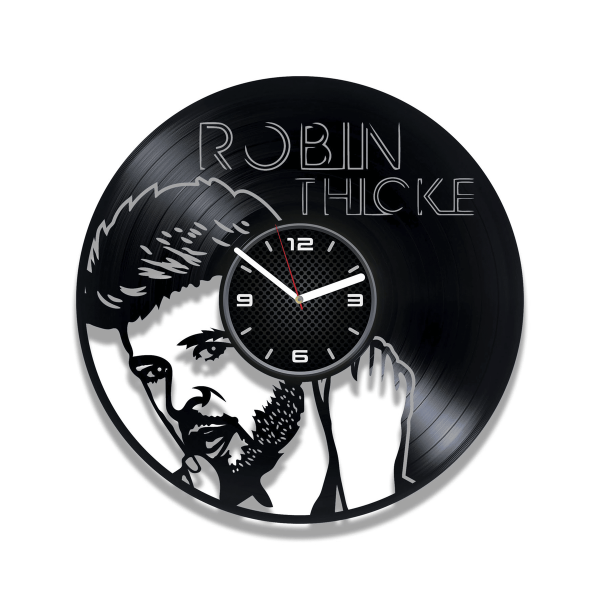 Robin Thicke Vinyl Record Wall Clock Music Lover Gift For Him Unique Decor For Bedroom Birthday Gift Idea, Blurred Lines, Lost Without U