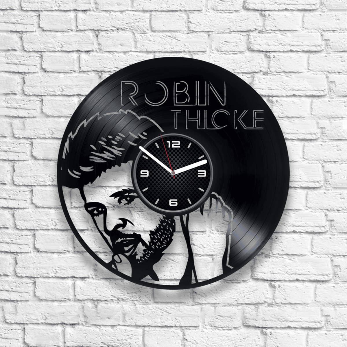 Robin Thicke Vinyl Record Wall Clock Music Lover Gift For Him Unique Decor For Bedroom Birthday Gift Idea, Blurred Lines, Lost Without U