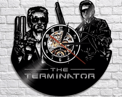 Retro Movie Vinyl Record Wall Clock Creative Teenage Room Decor Movie Wall Art Science Fiction Gift Housewarming Gift For Best Friend
