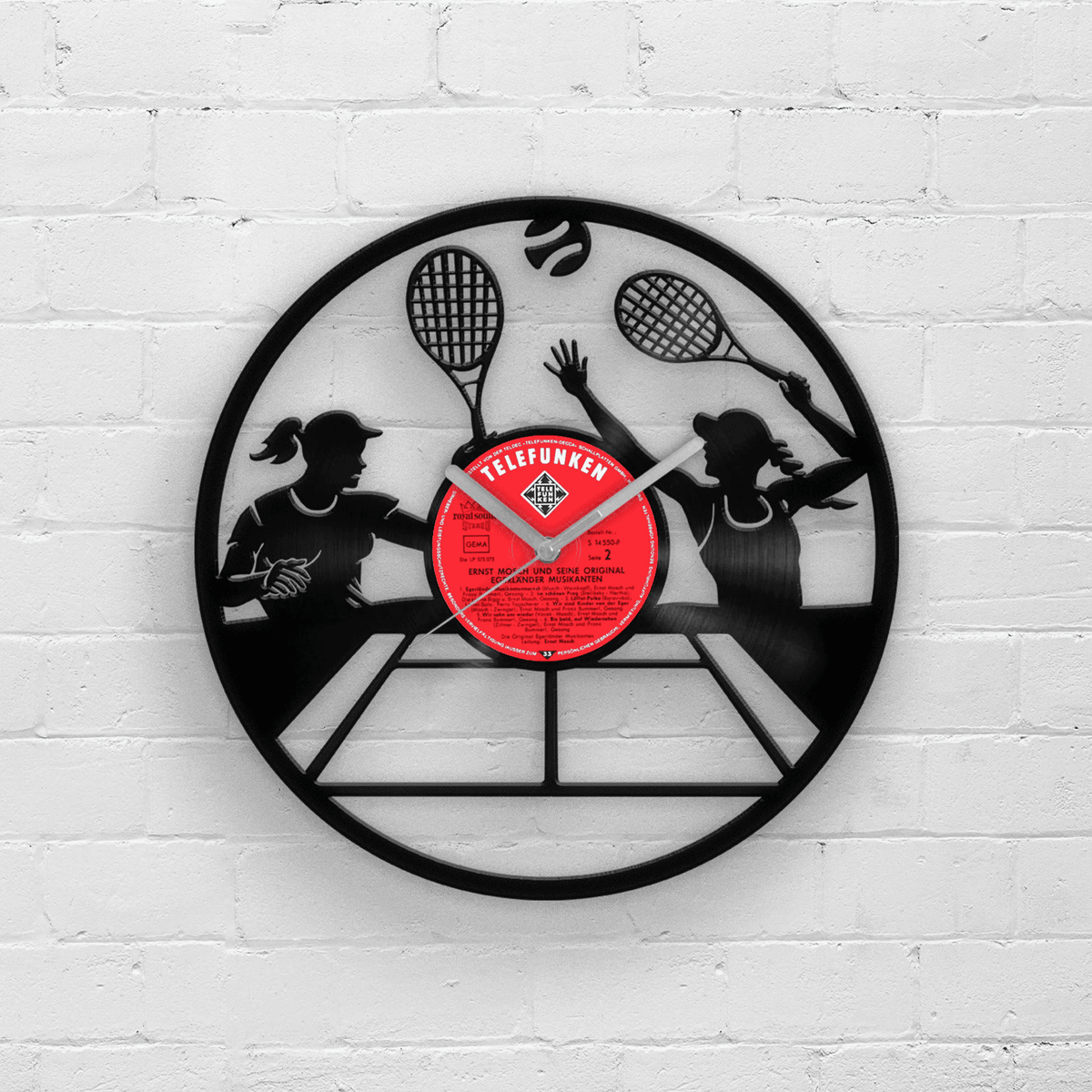 Tennis Vinyl Clock, Original Gifts for Tennis Fans, The Best Home Decorations, Tennis Fan Gifts, 12 Inch Sport Wall Clock, Gift for Boy Box