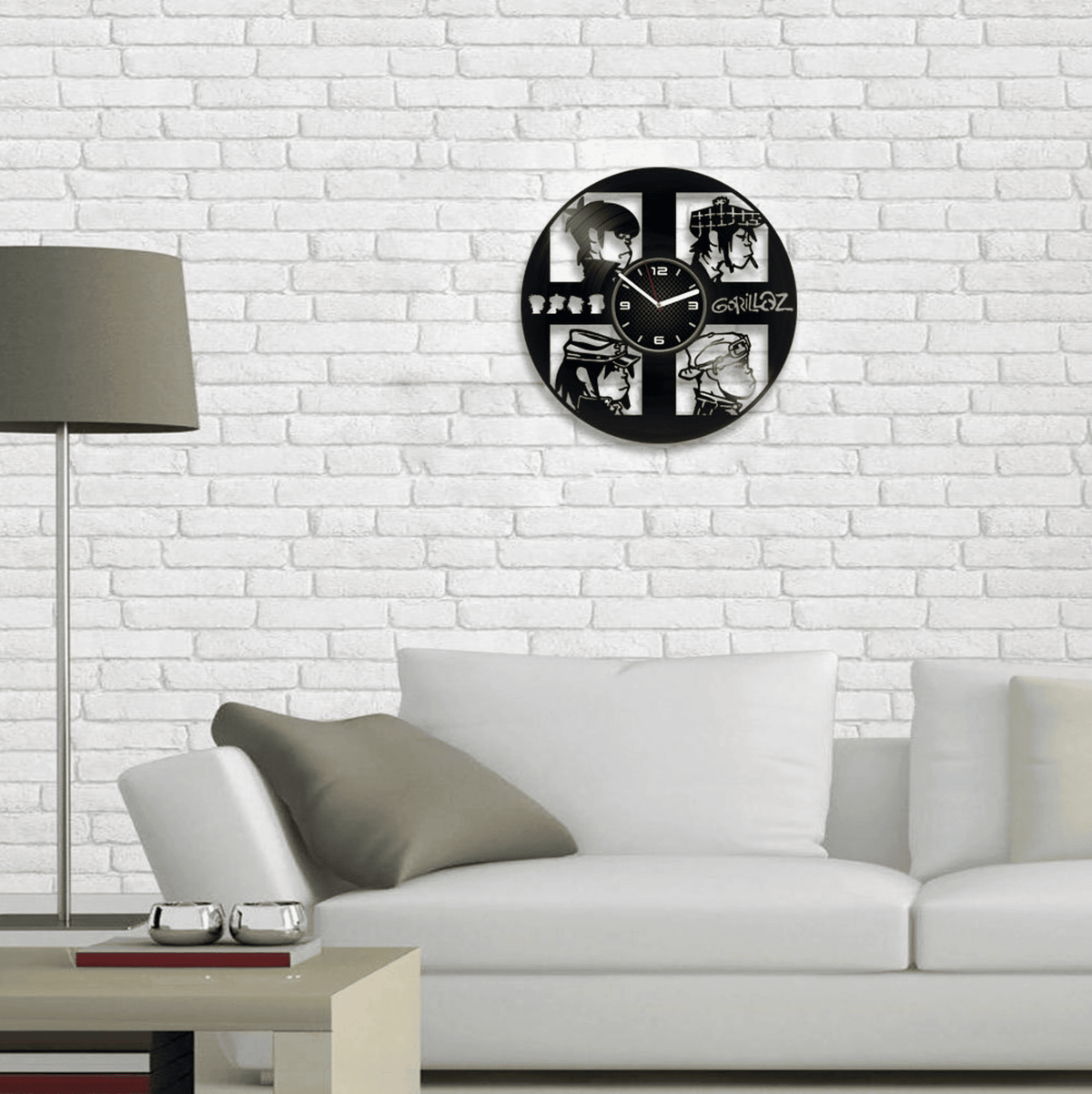 Music Band Vinyl Record Clock, Rock Gifts, Hip Hop Decor, Creative Decor For Men Room, Wedding Gift For Groom, Feel Good Inc, Clint Eastwood