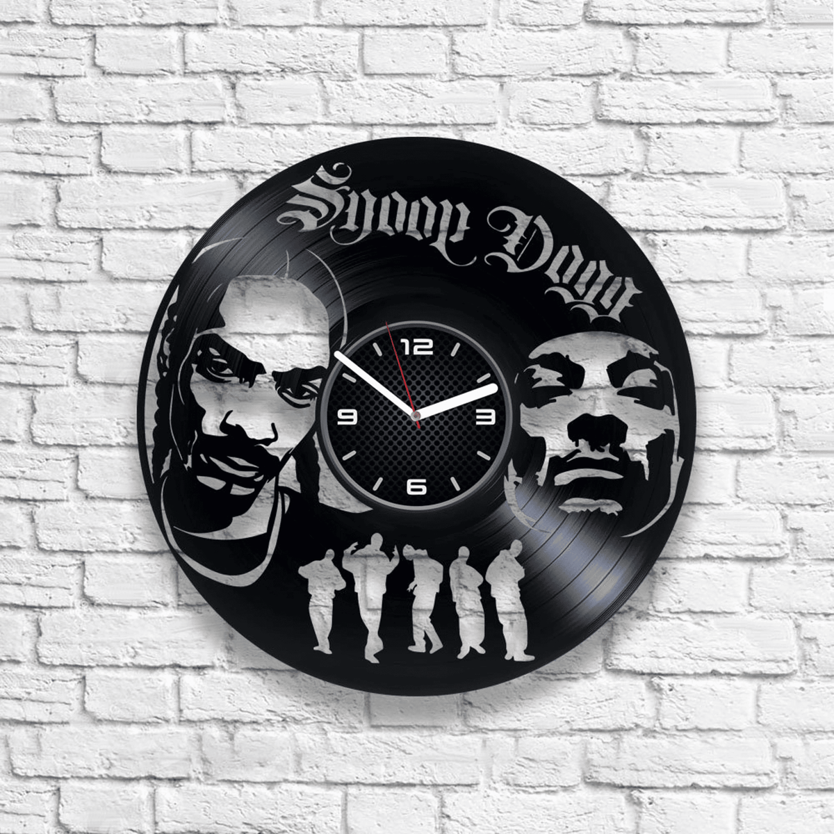 Snoop Dogg Vinyl Record Clock, Rap Decor, Housewarming Gift, Modern Decor For Home, Young, Wild & Free, Drop It Like It's Hot, Beautiful