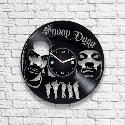 Snoop Dogg Vinyl Record Clock, Rap Decor, Housewarming Gift, Modern Decor For Home, Young, Wild & Free, Drop It Like It's Hot, Beautiful