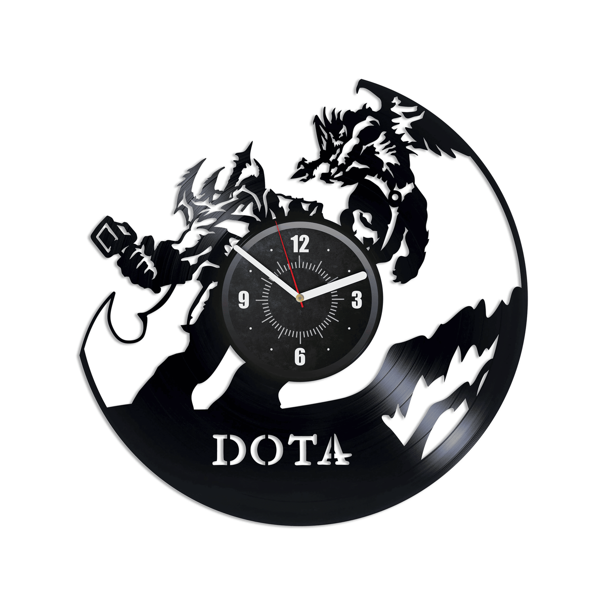Video Games Vinyl Record Black Wall Clock Gamer Gifts For Boyfriend Wall Decor For Gaming Room Video Game Art Housewarming Gift For Him