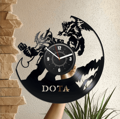 Video Games Vinyl Record Black Wall Clock Gamer Gifts For Boyfriend Wall Decor For Gaming Room Video Game Art Housewarming Gift For Him