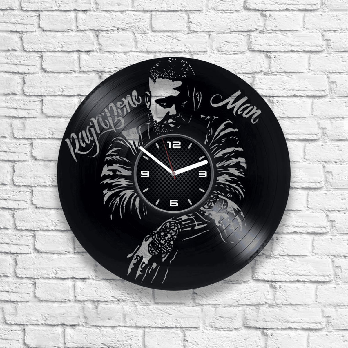 Rag'n'Bone Man Vinyl Record Wall Clock, Music Man Gift, Modern Home Decor, Wedding Gift For Bride, Human, Giant, Skin, Broken People