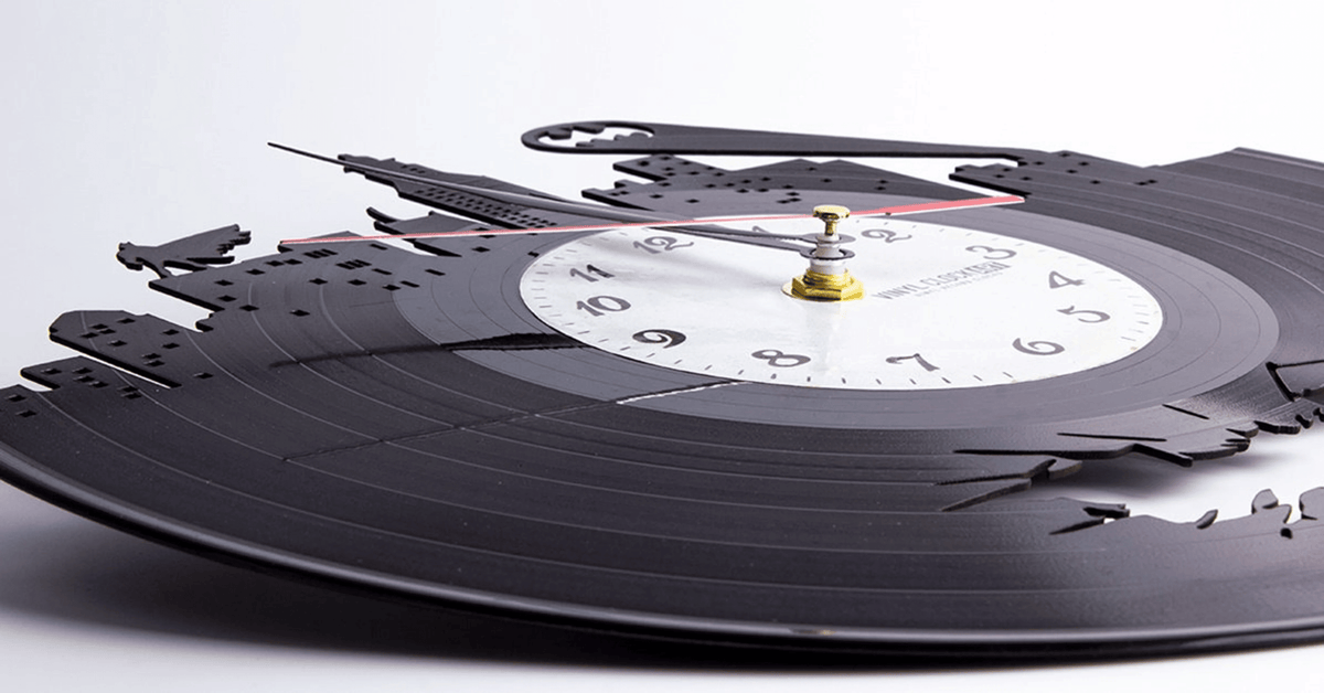 The Clash Vinyl Record Clock, Punk Rock, Unique Decor For Office, Wedding Gift For Groom, London Calling, Should I Stay or Should I Go