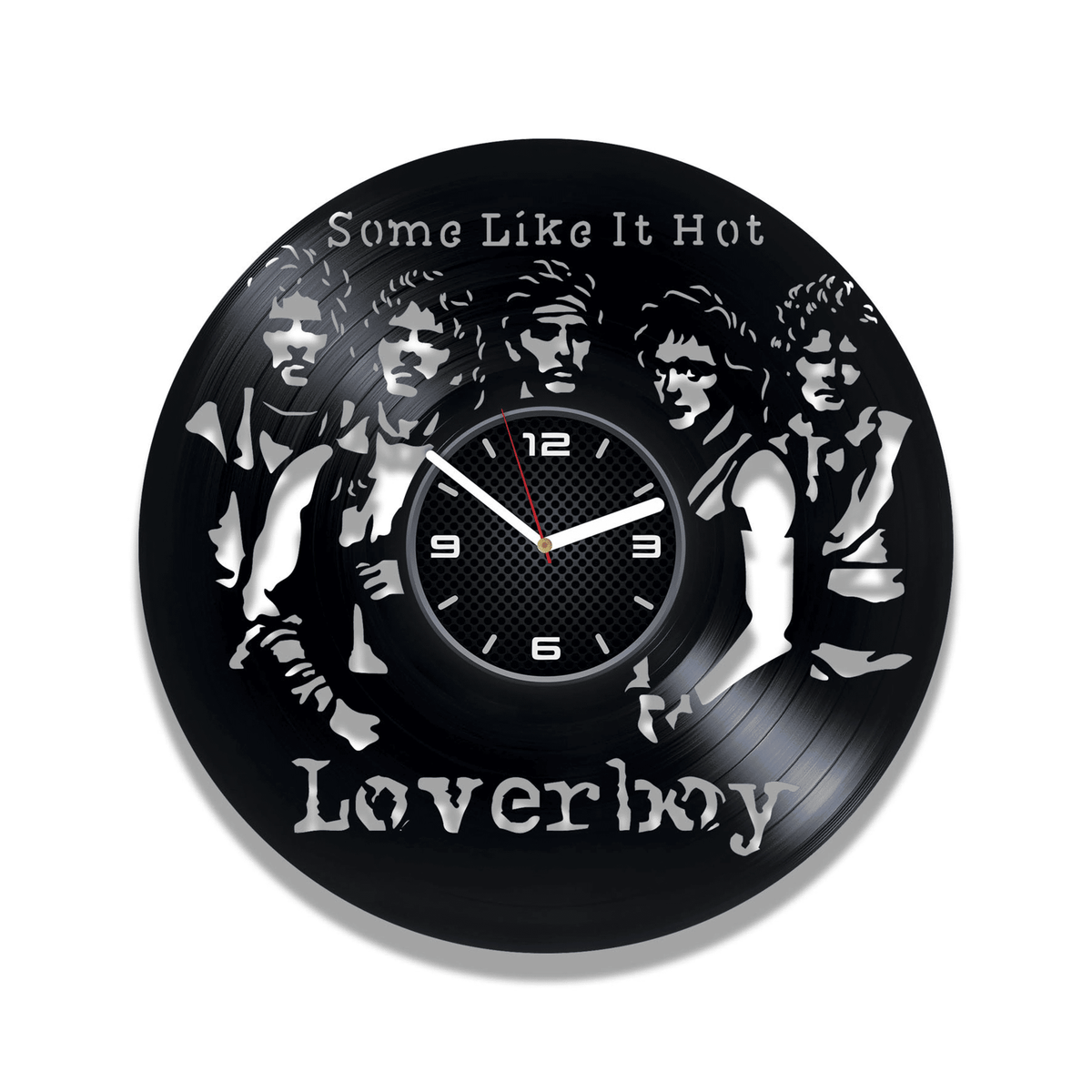 Loverboy Vinyl Record Wall Clock, Rock Gifts, Original Decor For Home, Wedding Gift For Couple, Turn Me Loose, Working for the Weekend