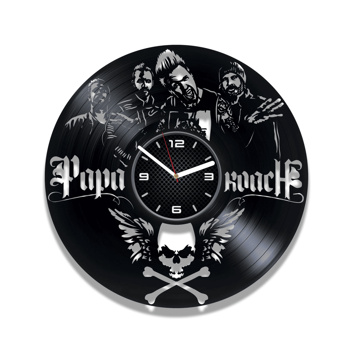 Papa Roach Vinyl Record Clock, Hard Rock, Contemporary Decor For Bedroom, Wedding Gift Ideas, Last Resort, Scars, Between Angels and Insects
