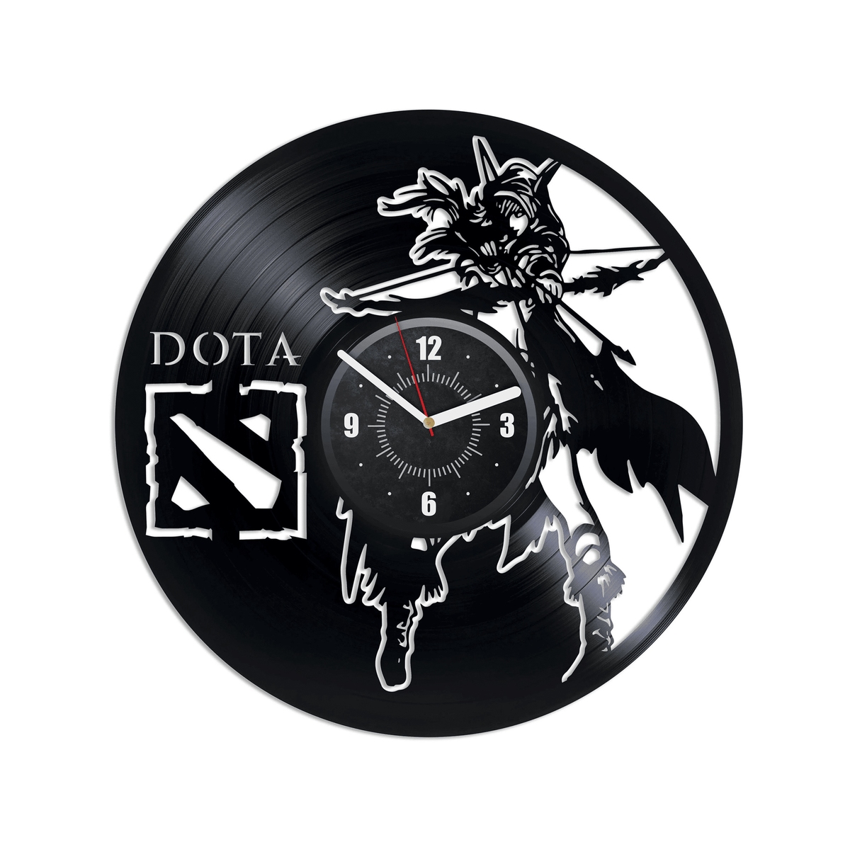 Video Game Vinyl Record Round Wall Clock Game Lover Gift Wall Decor For Gaming Room Video Game Art Anniversary Gifts For Him