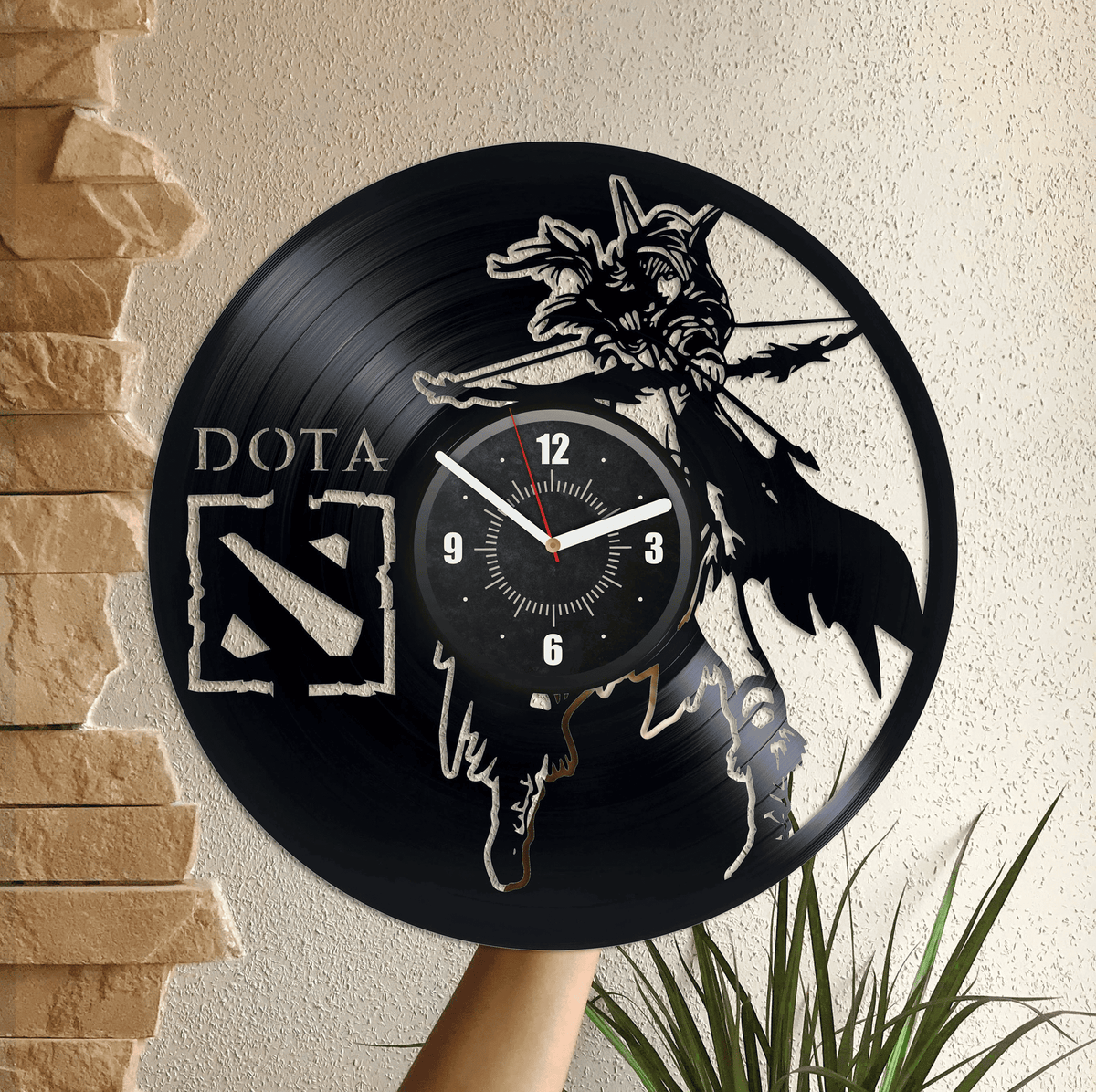 Video Game Vinyl Record Round Wall Clock Game Lover Gift Wall Decor For Gaming Room Video Game Art Anniversary Gifts For Him