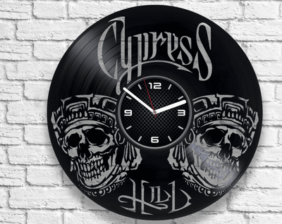 Cypress Hill Vinyl Record Clock, Hip Hop Gifts, Unique Wall Decor For Room, Anniversary Gifts, Loco en el coco, Lowrider, (Rock) Superstar