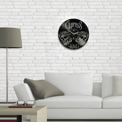 Cypress Hill Vinyl Record Clock, Hip Hop Gifts, Unique Wall Decor For Room, Anniversary Gifts, Loco en el coco, Lowrider, (Rock) Superstar