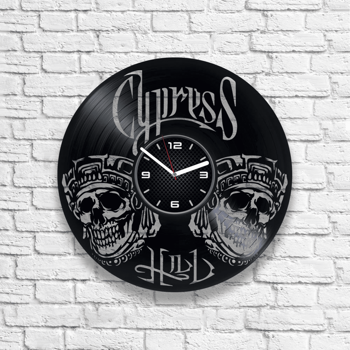 Cypress Hill Vinyl Record Clock, Hip Hop Gifts, Unique Wall Decor For Room, Anniversary Gifts, Loco en el coco, Lowrider, (Rock) Superstar