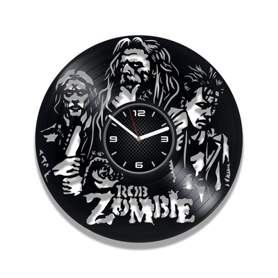 Rob Zombie Vinyl Record Clock, Heavy Metal, Original Decor For Mans Room, Anniversary Gifts Ideas, Dragula, Living Dead Girl, Superbeast