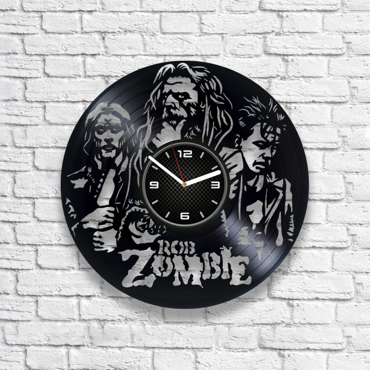 Rob Zombie Vinyl Record Clock, Heavy Metal, Original Decor For Mans Room, Anniversary Gifts Ideas, Dragula, Living Dead Girl, Superbeast