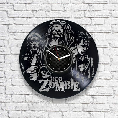 Rob Zombie Vinyl Record Clock, Heavy Metal, Original Decor For Mans Room, Anniversary Gifts Ideas, Dragula, Living Dead Girl, Superbeast