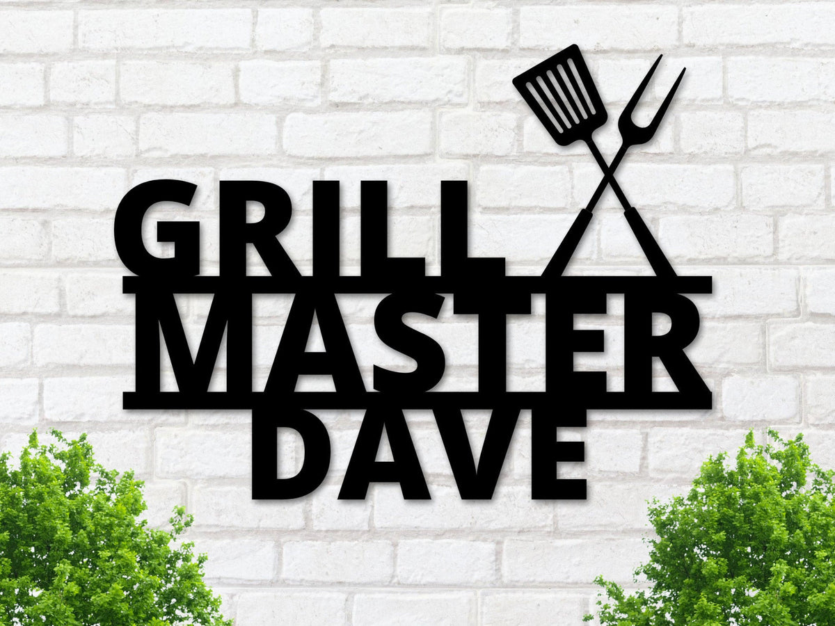 Personalized Metal Bbq Sign Personalized Grill Sign Personalized Bbq Sign Bbq Grill Sign Bbq Party Decor Out Door K, Laser Cut Metal Signs Custom Gift Ideas