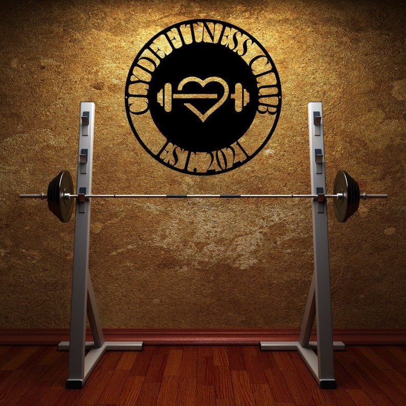 Gym Sign V2, Gym Decor, Gym Sign, Home Gym Sign, Personalized Sign, Gym Wall Art Laser Cut Metal Signs Custom Gift Ideas