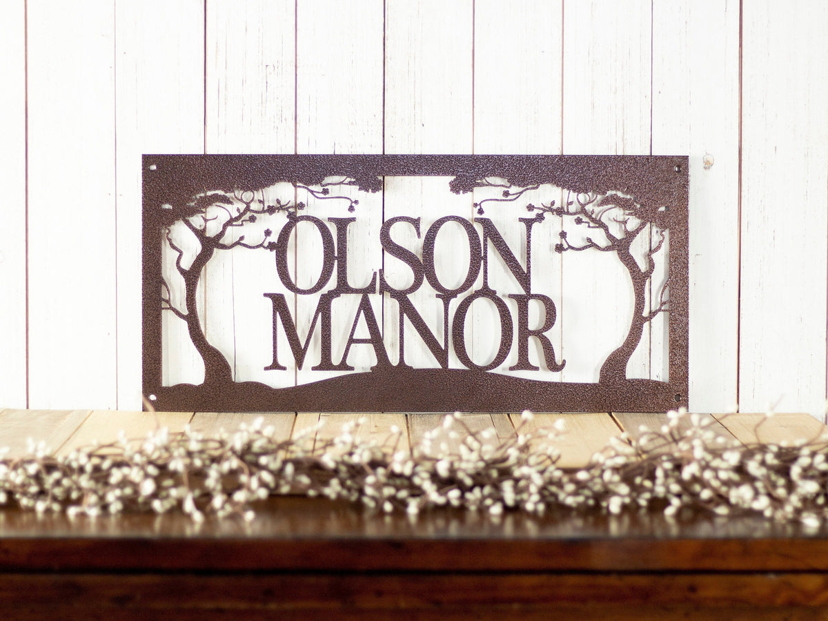 Laser Cut Name Sign Custom Family Name Sign Custom Metal Wall Art Cottage Sign Lake House Decor Outdoor House Sign Laser Cut Metal Signs Custom Gift Ideas