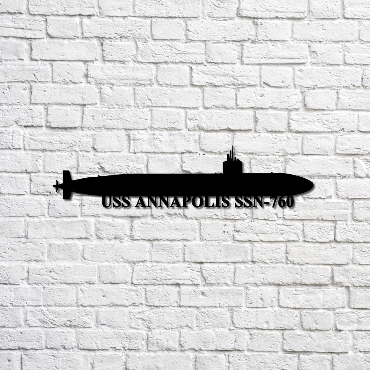 Uss Annapolis Ssn760 Navy Ship Metal Sign, Memory Wall Metal Sign Gift For Navy Veteran, Navy Ships Silhouette Metal Sign Laser Cut Metal Signs Custom Gift Ideas