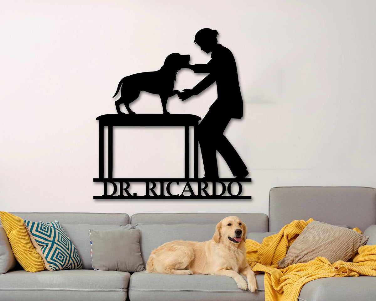 Personalized Veterinary Metal Sign, Veterinary Sign, Veterinary Gift, Veterinarian Gift, Gift For Vet, Animal Lover Gift, Custom Vet Sign Laser Cut Metal Signs Custom Gift Ideas