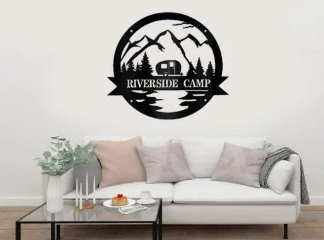 Custom Camping Metal Signs, Camping Sign Personalized, Camper Gift, Campfire Sign, Metal Camping Sign, Camping Gifts Ideas Laser Cut Metal Signs Custom Gift Ideas