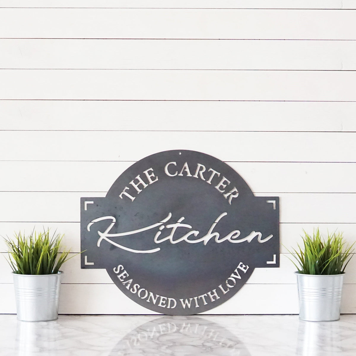 Personalized Kitchen Sign, Kitchen Decor, Kitchen Plaques, Kitchen Wall Signs, Last Name Sign, Family Name Signs Laser Cut Metal Signs Custom Gift Ideas