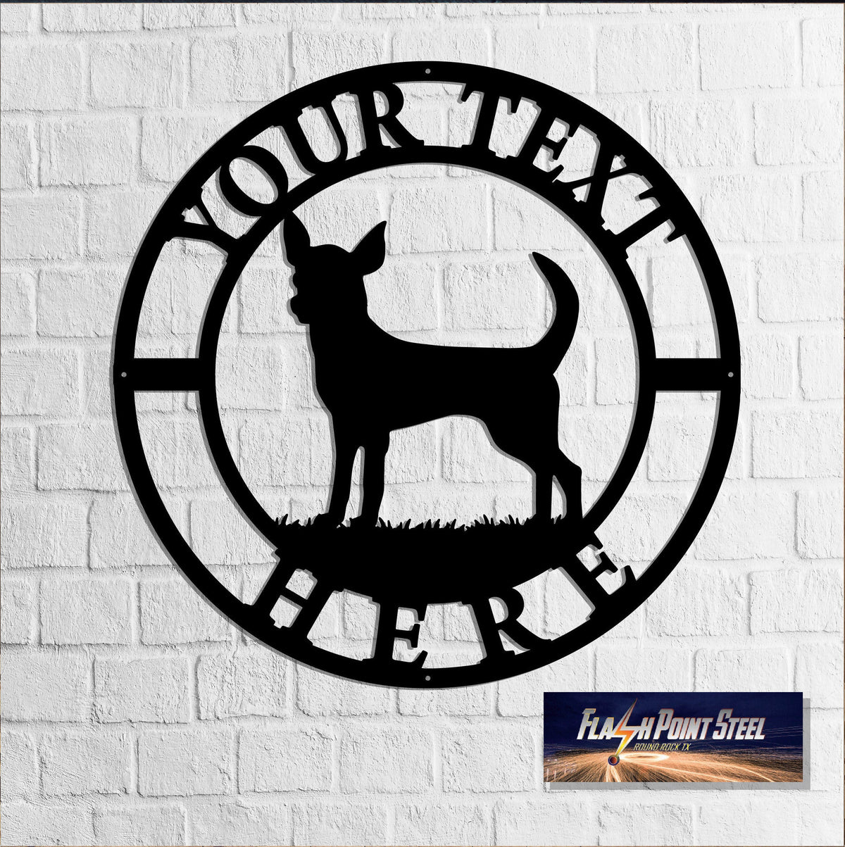 Chihuahua Dog Sign, Metal Sign, Dog House, Dog Sign, Entrance Sign, Art Decor, Metal Art, Personalized Dog Sign, Custom Text Dog Sign Laser Cut Metal Signs Custom Gift Ideas