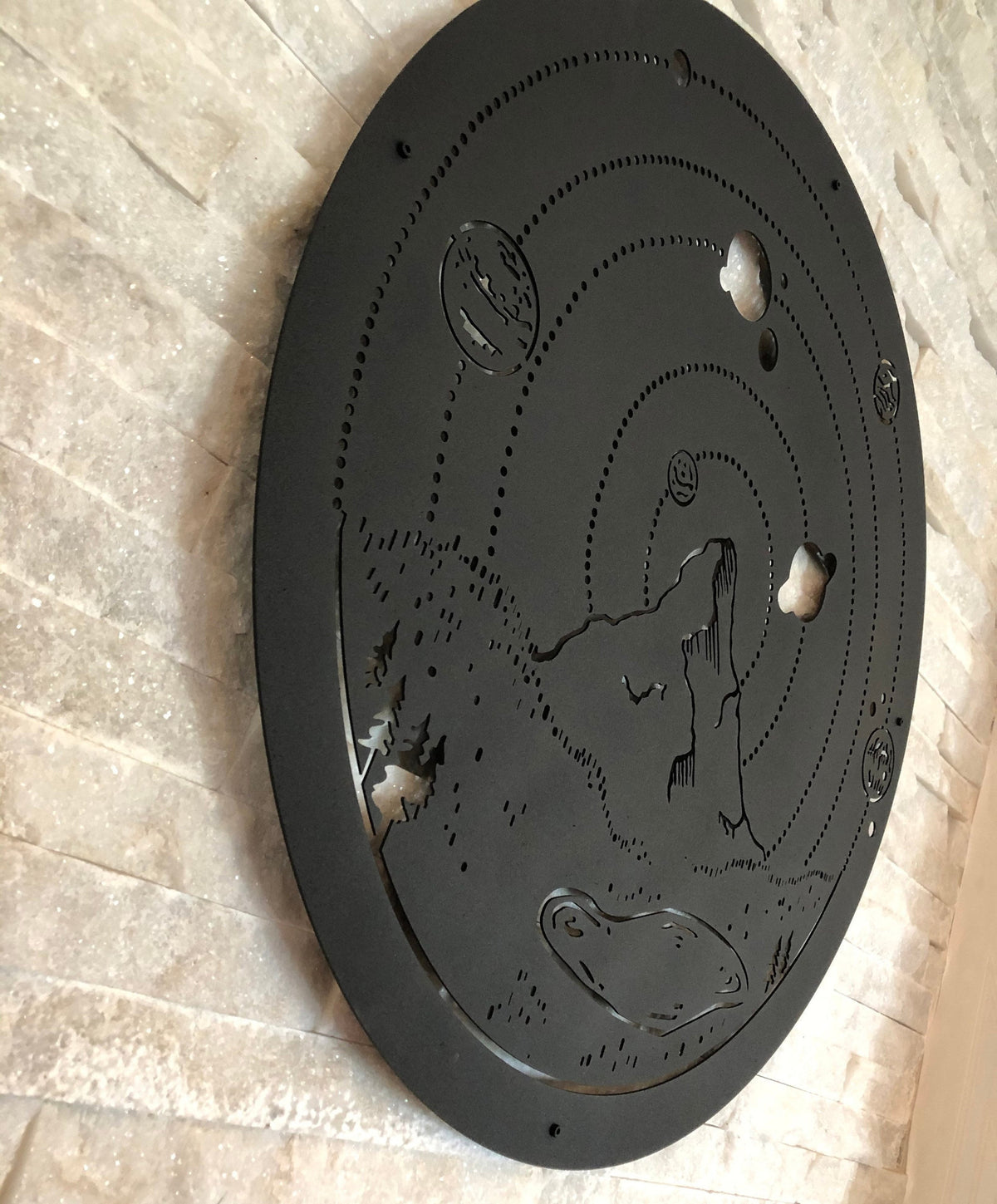 Planets Metal Wall Decor, Metal Wall Art, Housewarming Gift, Home Decor, Office Decor, Interior Design, Metal Laser Cut Metal Signs Custom Gift Ideas