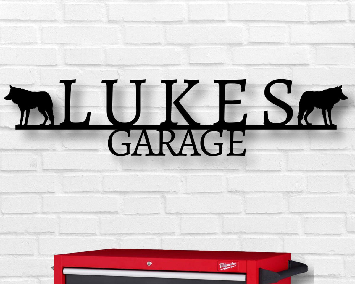 Personalized Garage Sign Wall Decor Custom Garage Sign Metal Sign For Shop Gift For Dad Gift For Him Custom Metal Sign Metal Signs, Laser Cut Metal Signs Custom Gift Ideas