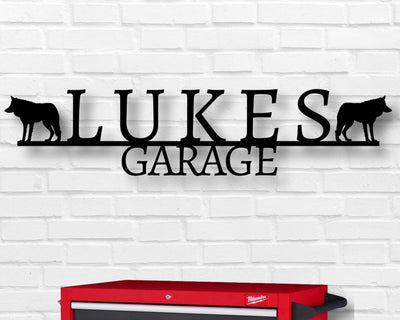 Personalized Garage Sign Wall Decor Custom Garage Sign Metal Sign For Shop Gift For Dad Gift For Him Custom Metal Sign Metal Signs, Laser Cut Metal Signs Custom Gift Ideas