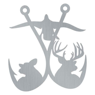 Animal Hooks Customized Metal Signs, Custom Metal Sign, Custom Signs, Metal Sign, Metal Laser Cut Metal Signs Custom Gift Ideas