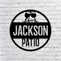 Personalized Patio Wall Art, Outdoor Wall Decor, Metal Wall Decor, Patio Decor, Personalized Home Decor, Metal Wall Art, Laser Cut Metal Signs Custom Gift Ideas