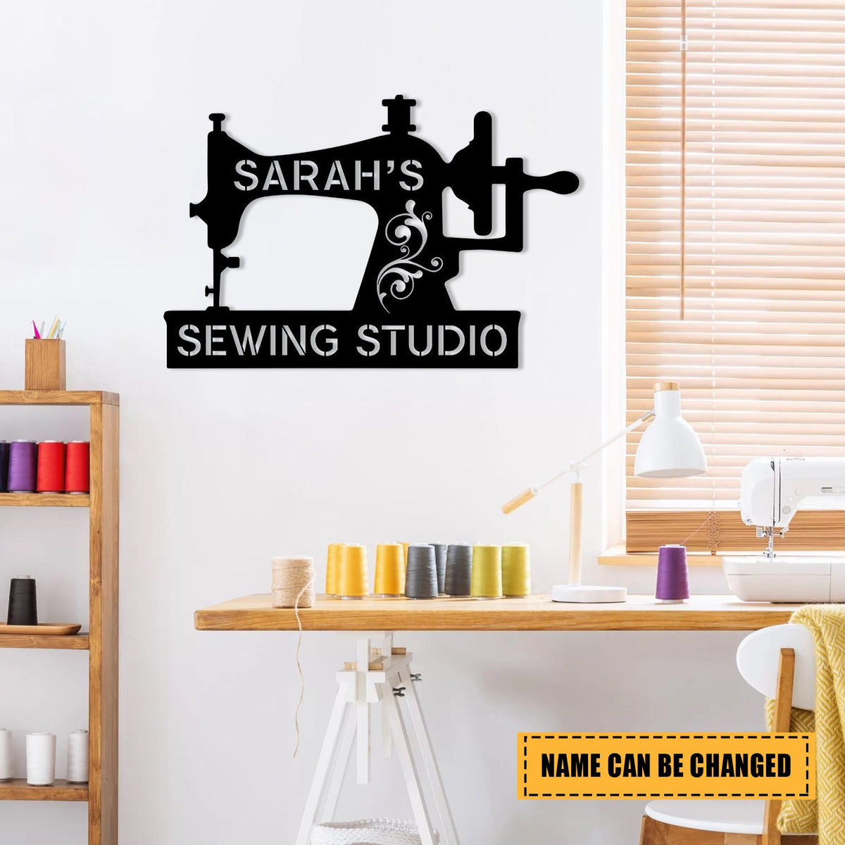 Sewing Machine Metal Sign, Custom Sewing Room Metal Art, Wedding, Anniversary Gift For Her, Mother, Grandma, Metal Laser Cut Metal Signs Custom Gift Ideas