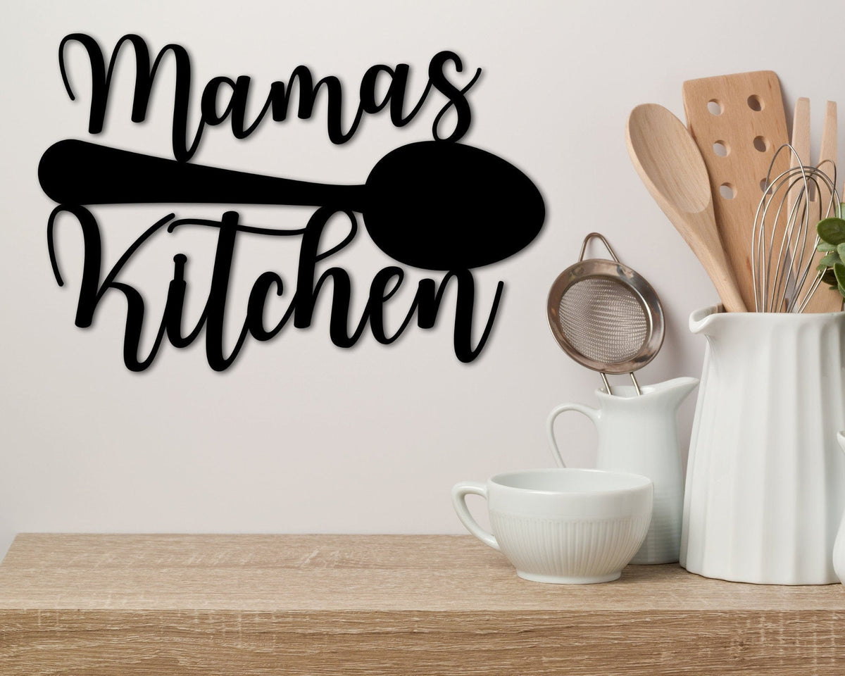 Mothers Day Gift, Gift For Mom, Custom Metal Sign For Kitchen, Nana's Kitchen Metal Sign, Personalized Kitchen Signs, Nana Mothers Day Gift Laser Cut Metal Signs Custom Gift Ideas