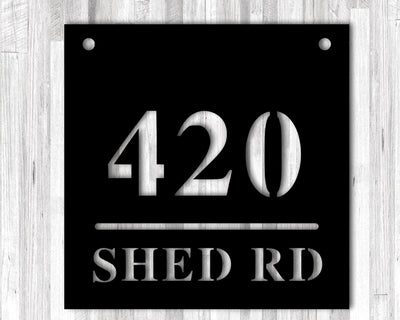 Personalized Metal Address Sign, Modern Address Sign, Metal House Numbers, Address Plaque, House Warming Gift, Minimalist Address Sign, Laser Cut Metal Signs Custom Gift Ideas