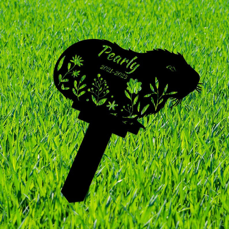 Guinea Pig Memorial Stake Personalized, Guinea Pig Grave Markers Stake, Guinea Pig Remembrance Stake Guinea Pig Loss Sympathy Sign