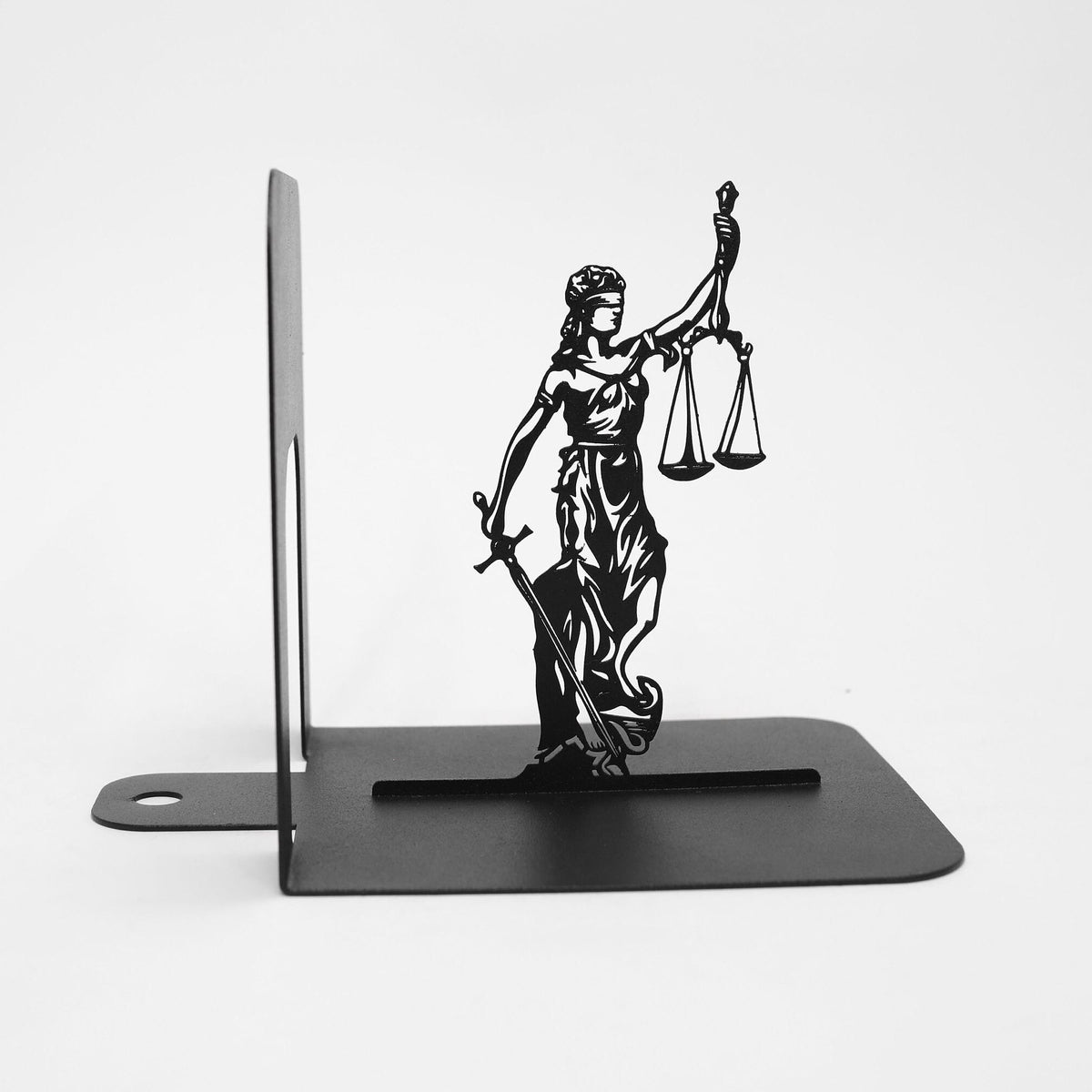 Bookends Lawyers Set Unique Metal Art Scales Of Justice Gift For Attorney Office Room Decor Legal Book End Lady Themis Law School Decoration