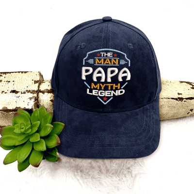 The Man Myth Legend Papa, Custom Nickname Embroidery Cap